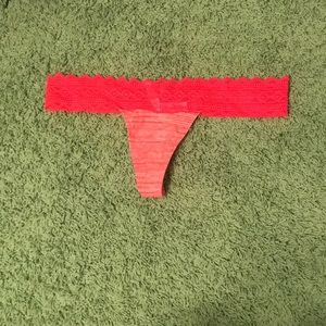 NWT! Brand New VS Pink Lace Thong
